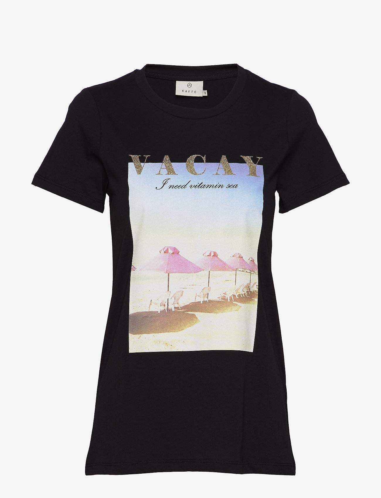 Kaffe - KAvarny T-shirt - black deep - 0