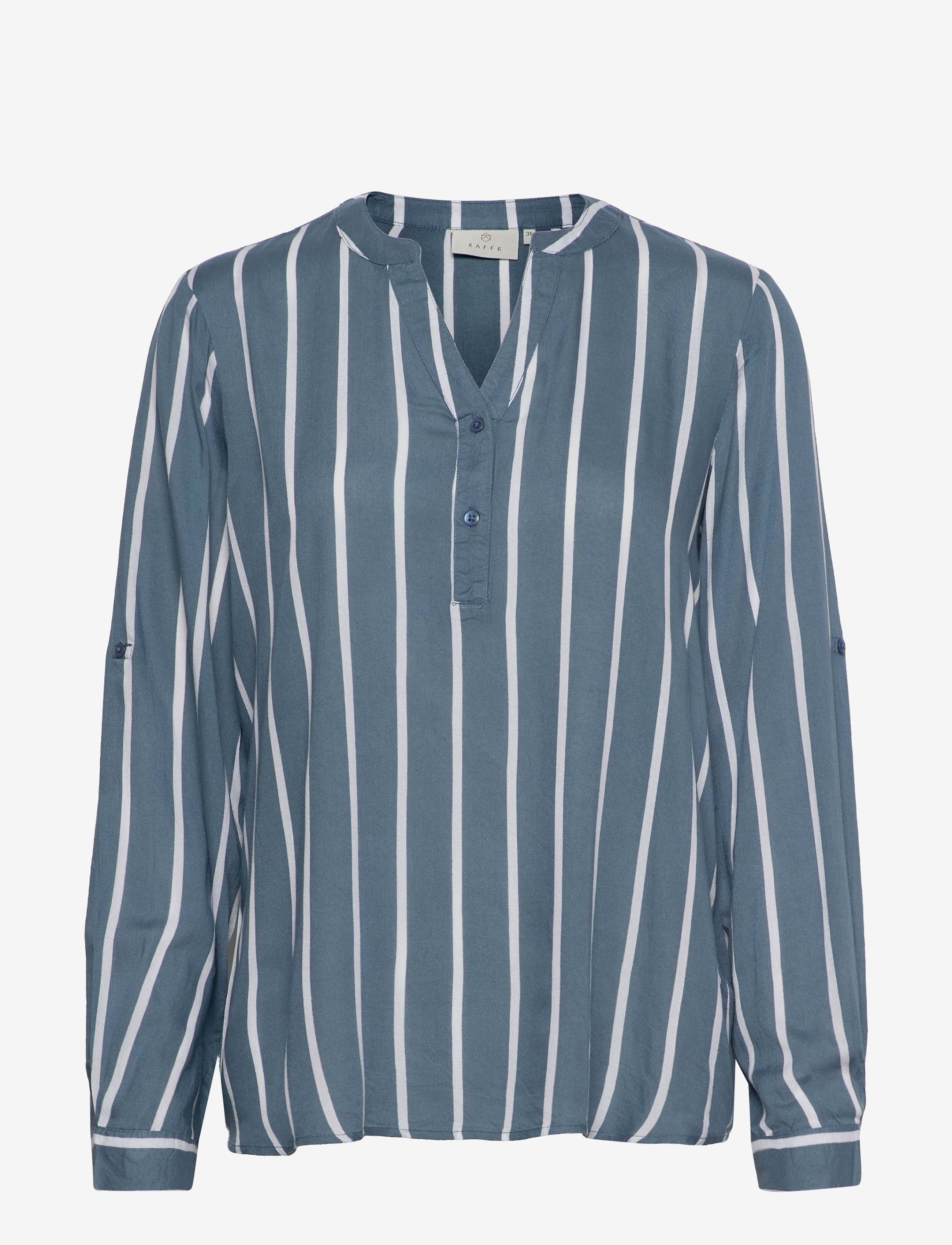 KAstridy Blouse - BLUE MIRAGE/ CHALK STRIPE