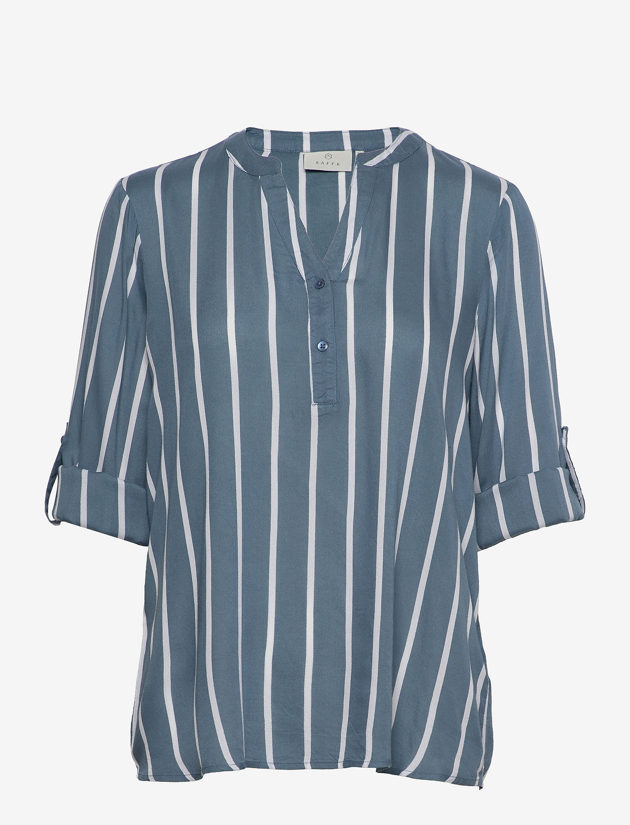 Kaffe - KAstridy Blouse - blue mirage/ chalk stripe - 2