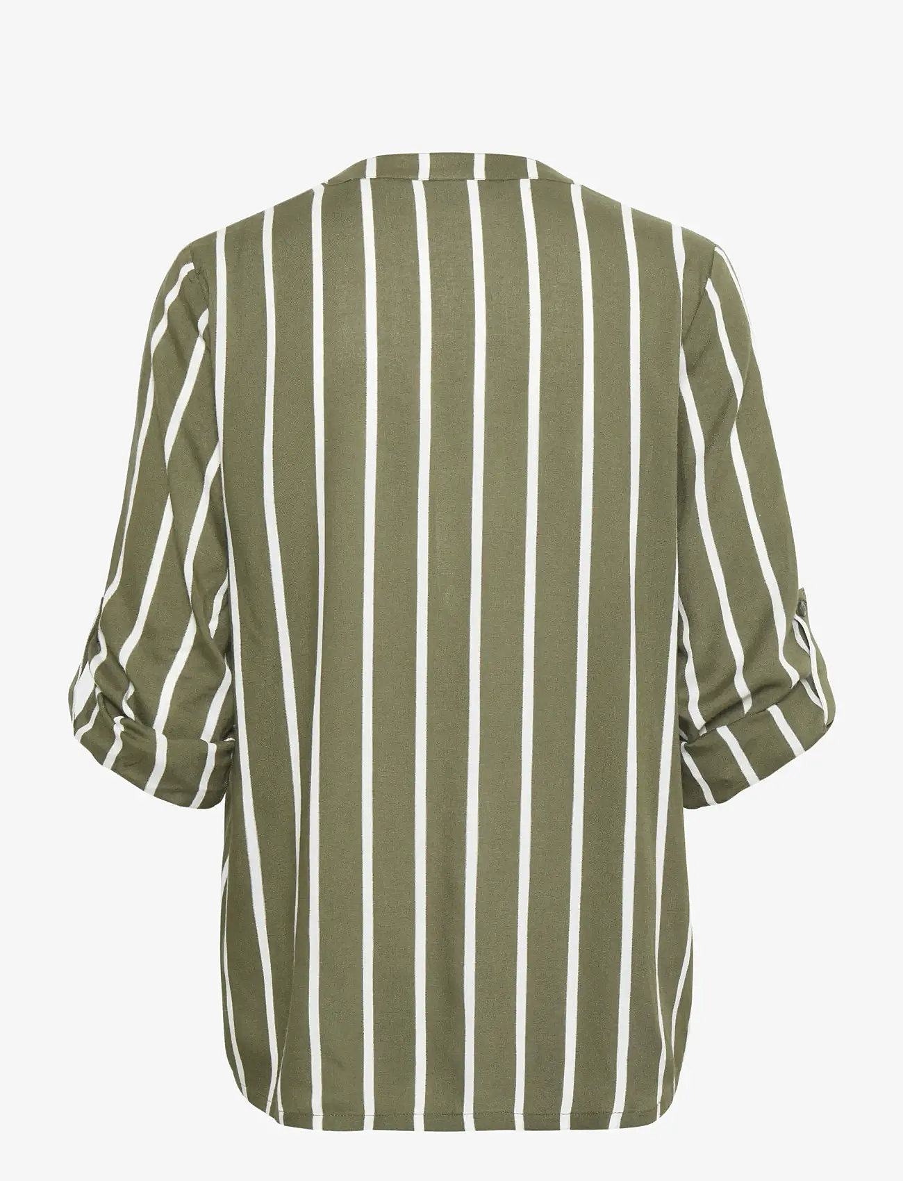 Kaffe - KAstridy Blouse - langærmede bluser - grape leaf/chalk - 2