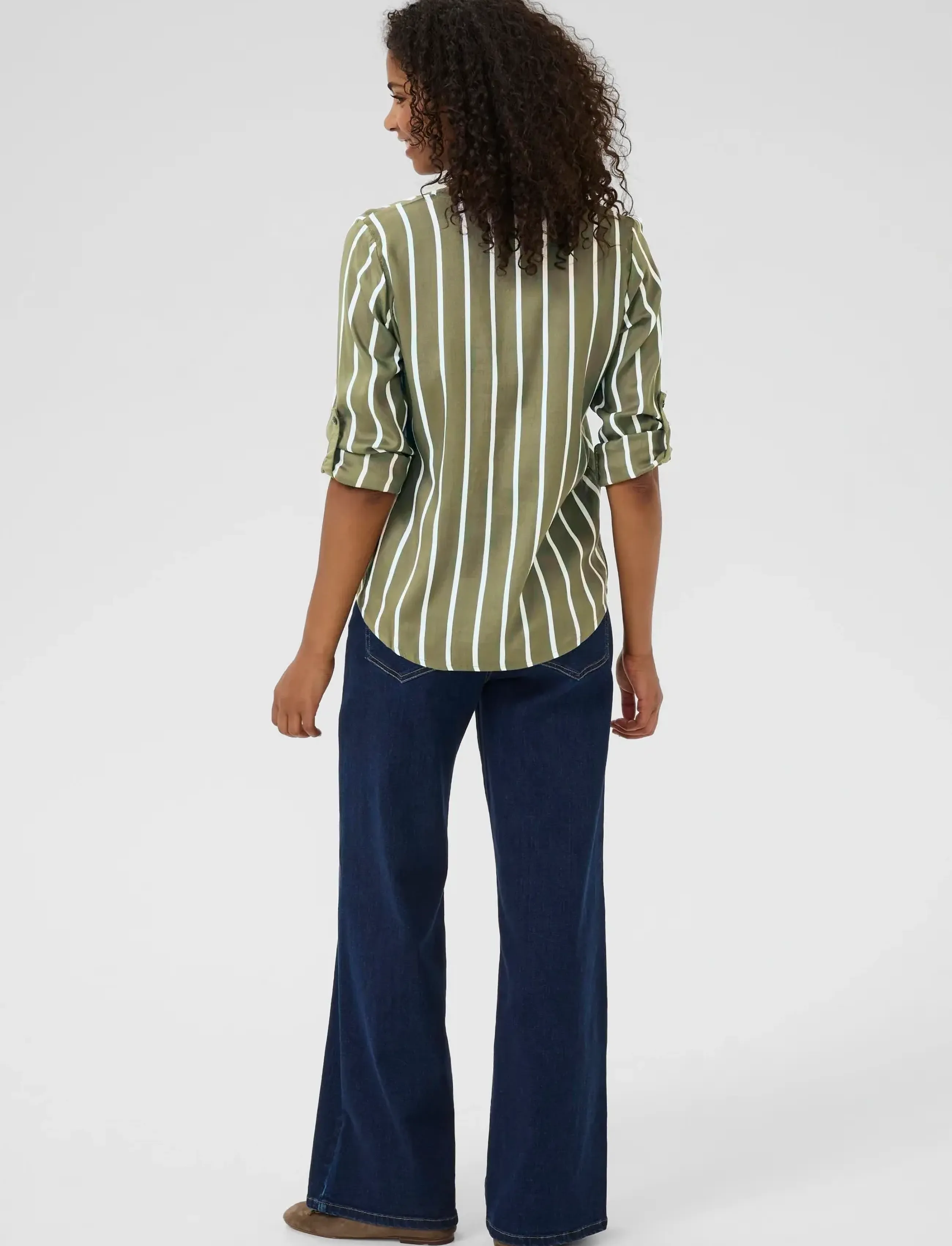 Kaffe - KAstridy Blouse - palaidinės ilgomis rankovėmis - grape leaf/chalk - 5