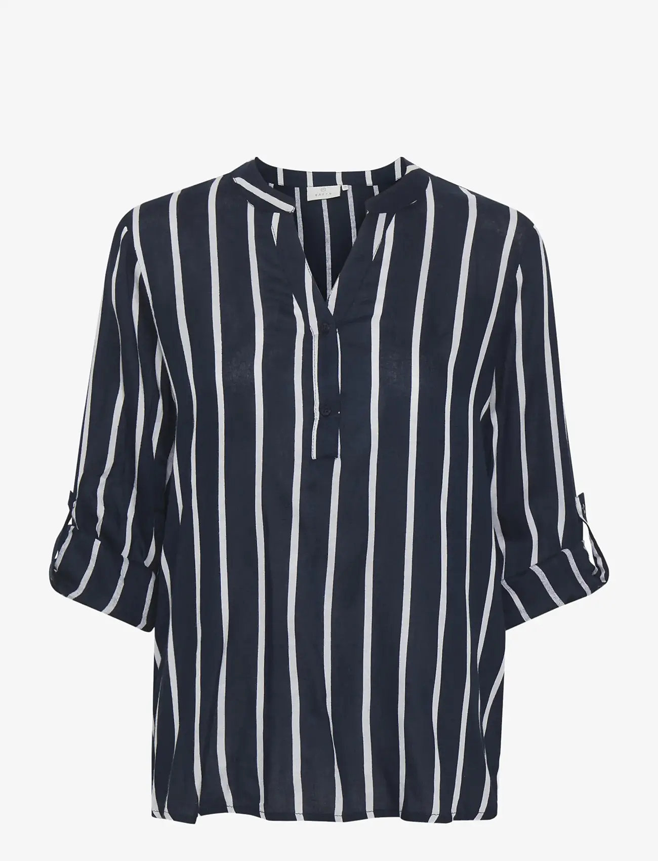 Kaffe - KAstridy Blouse - long-sleeved blouses - midnight marine/chalk - 0