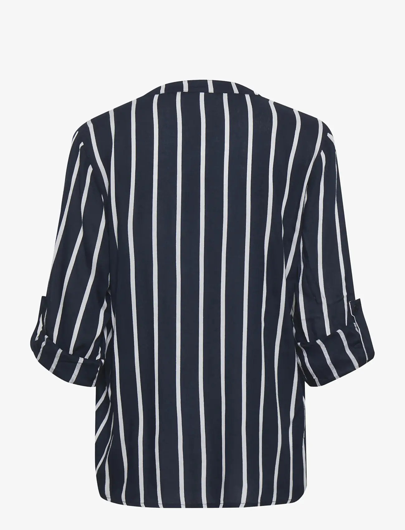 Kaffe - KAstridy Blouse - long-sleeved blouses - midnight marine/chalk - 1