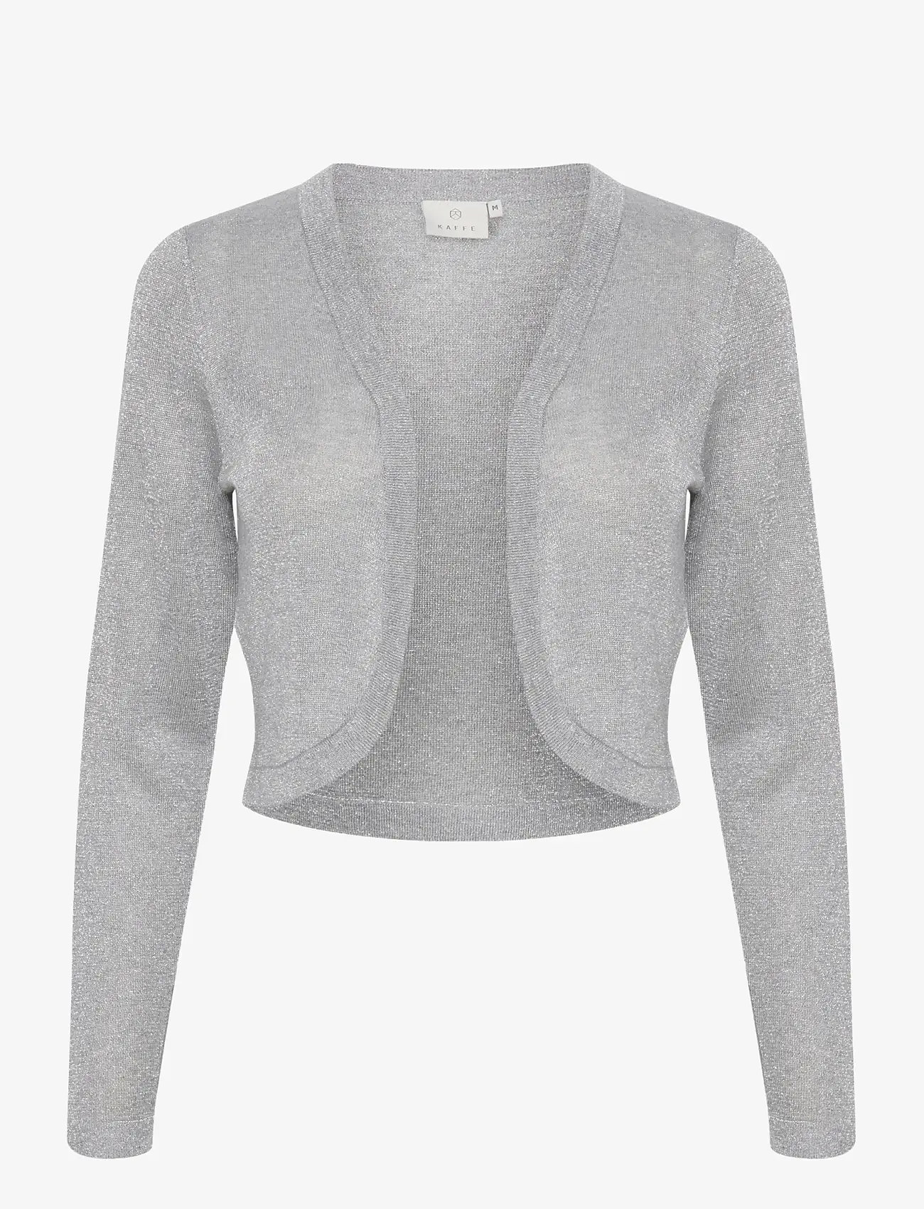 Kaffe - KAankra Bolero - kardiganid - grey mel. w. silver lurex - 1