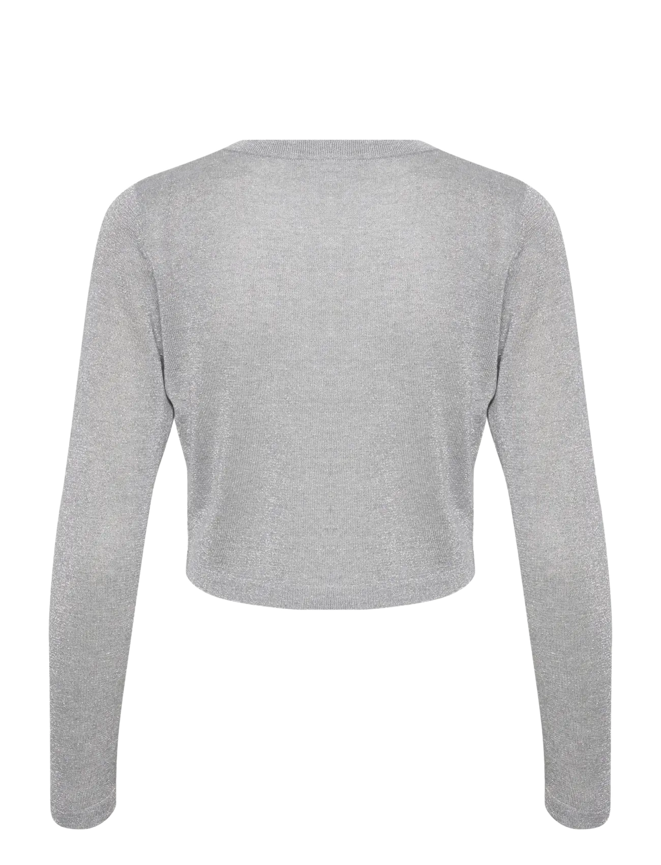 Kaffe - KAankra Bolero - cardigans - grey mel. w. silver lurex - 2