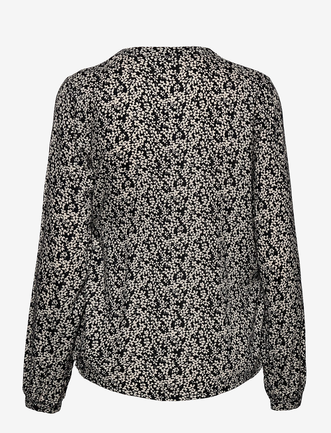 Kaffe - KAmolly Tilly Blouse - black tapioca flower - 1