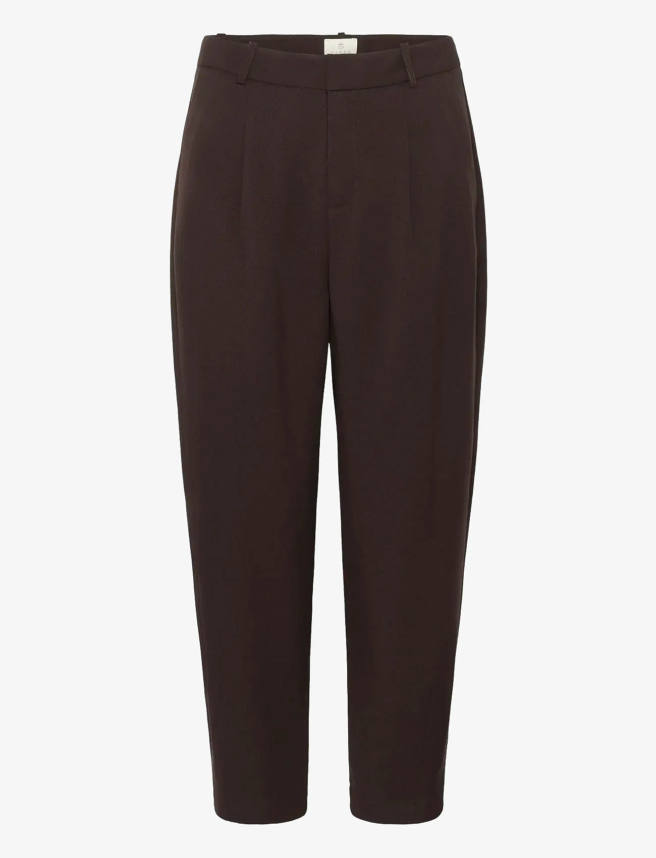 Kaffe - KAmerle Pants Cropped - habitbukser - black coffee - 0