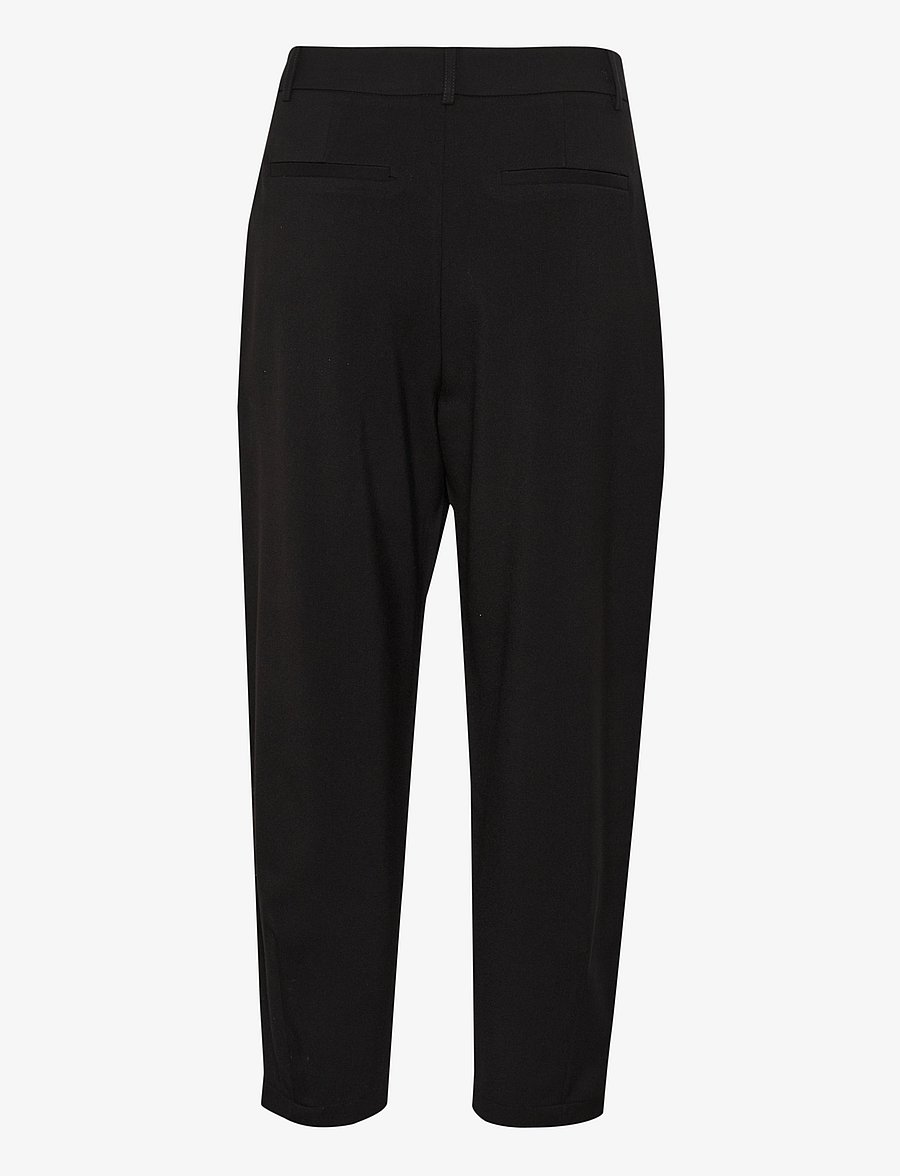 Kaffe - KAMERLE PANTS CROPPED - anzugshosen - black deep - 2