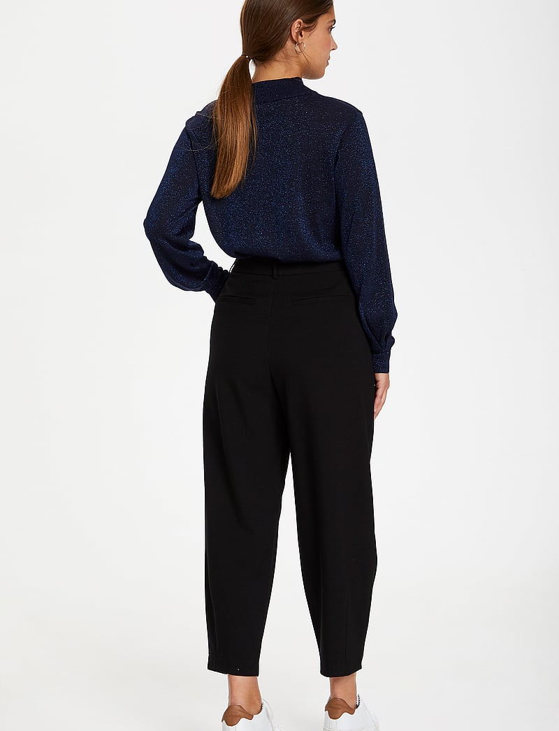 Kaffe - KAmerle Pants Cropped - habitbukser - black deep - 3