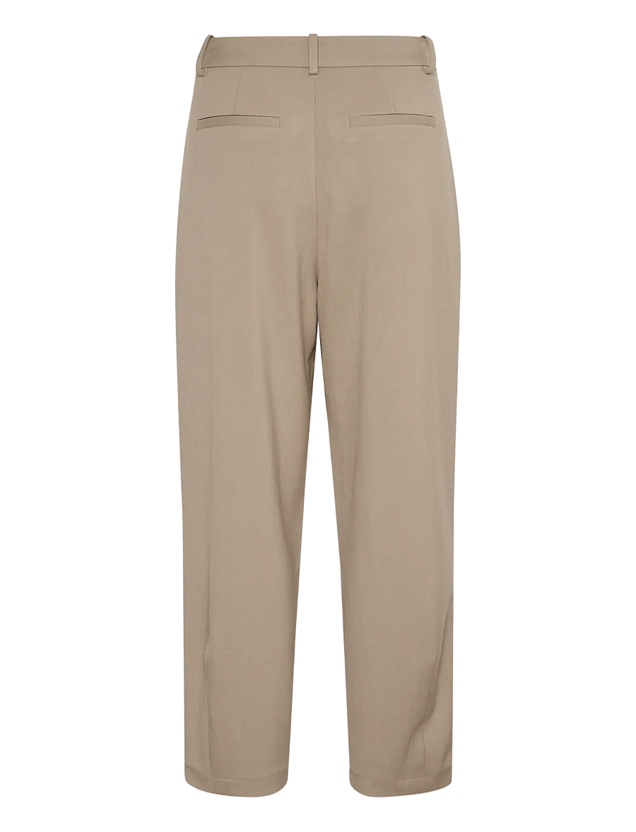 Kaffe - KAMERLE PANTS CROPPED - anzugshosen - brindle - 2