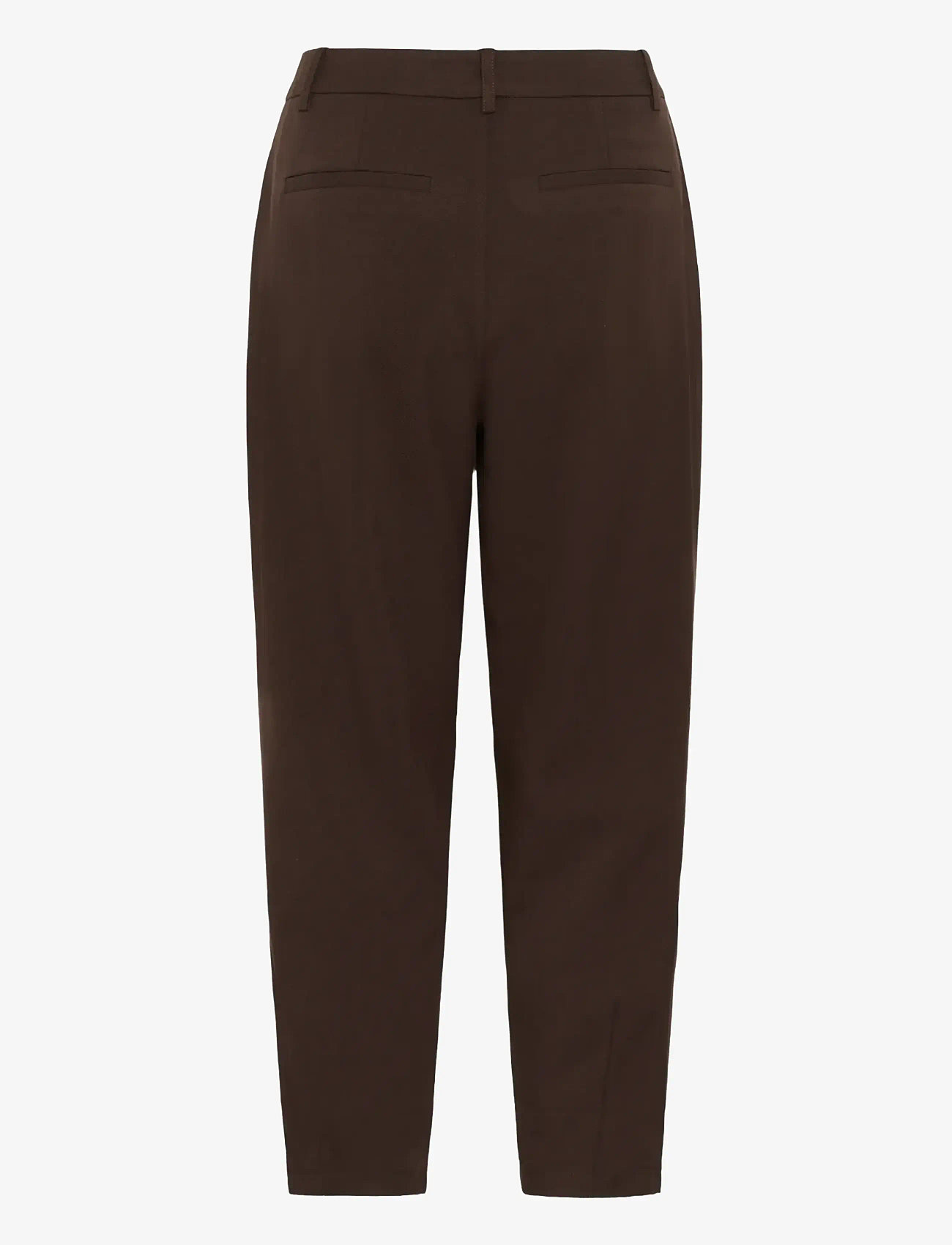 Kaffe - KAMERLE PANTS CROPPED - habitbukser - coffee bean - 1