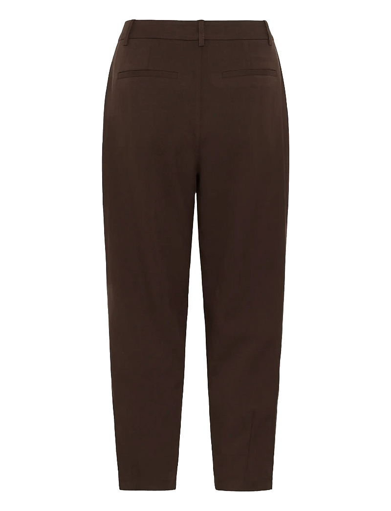 Kaffe - KAMERLE PANTS CROPPED - habitbukser - coffee bean - 1