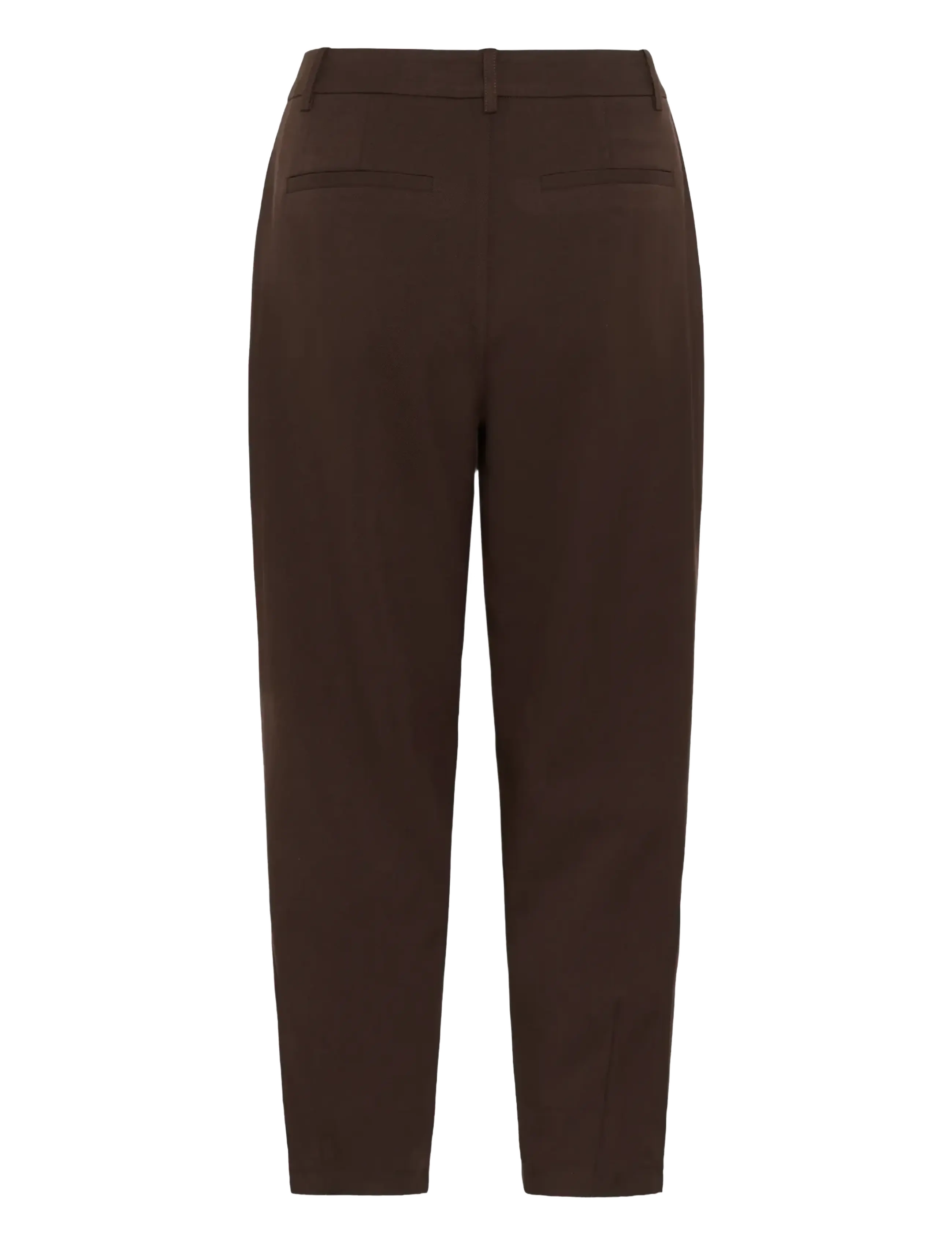 Kaffe - KAMERLE PANTS CROPPED - tailored trousers - coffee bean - 1
