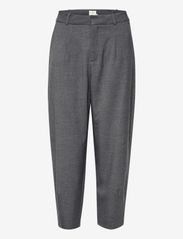 Kaffe - KAmerle Pants Suiting - tailored trousers - dark grey melange - 0