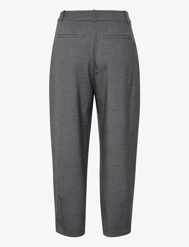 Kaffe - KAmerle Pants Cropped - formell - dark grey melange - 2