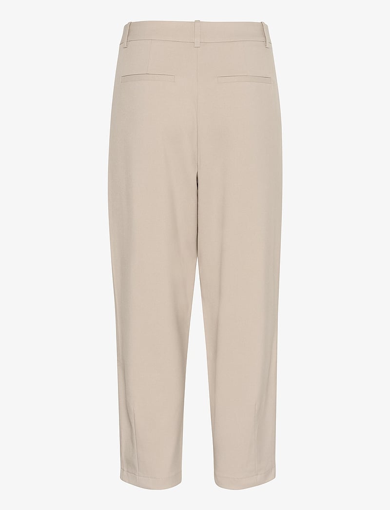 Kaffe - KAmerle Pants Cropped - sérsniðnar buxur - feather gray - 2