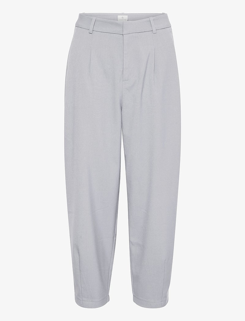 Kaffe - KAMERLE PANTS CROPPED - formell - grey melange - 1