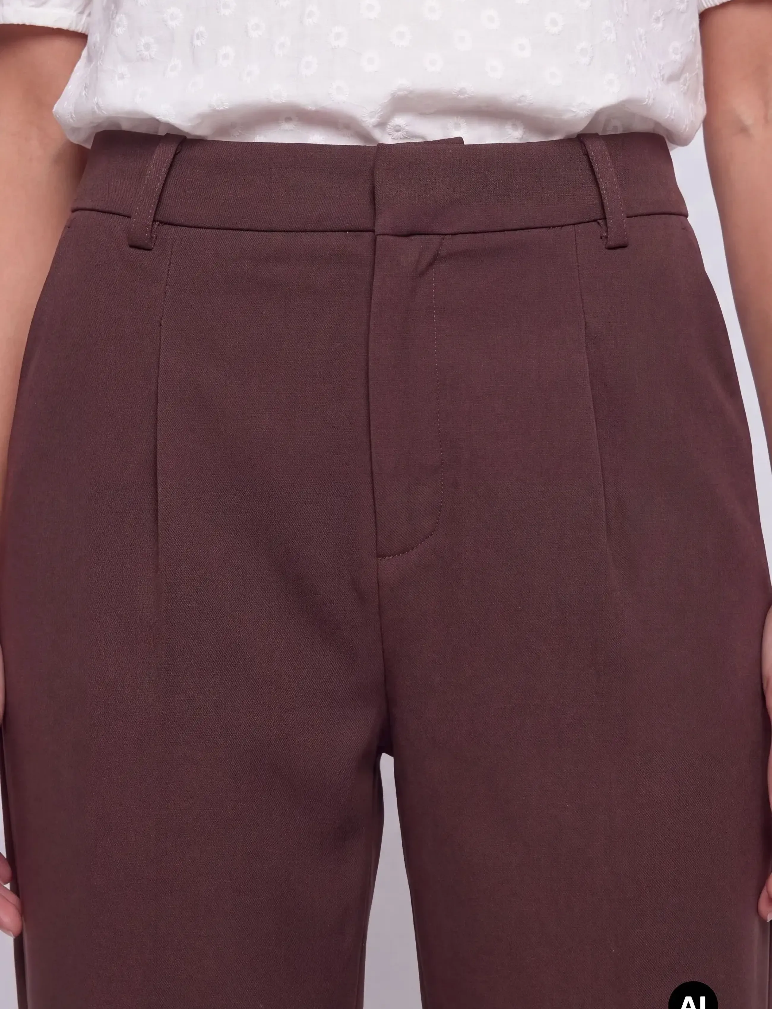 Kaffe - KAmerle Pants Cropped - peoriided outlet-hindadega - java - 3