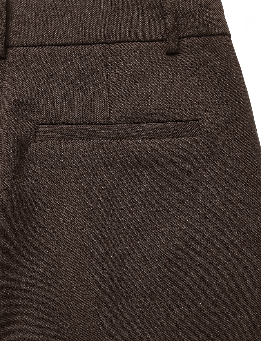 Kaffe - KAMERLE PANTS CROPPED - sérsniðnar buxur - java - 2