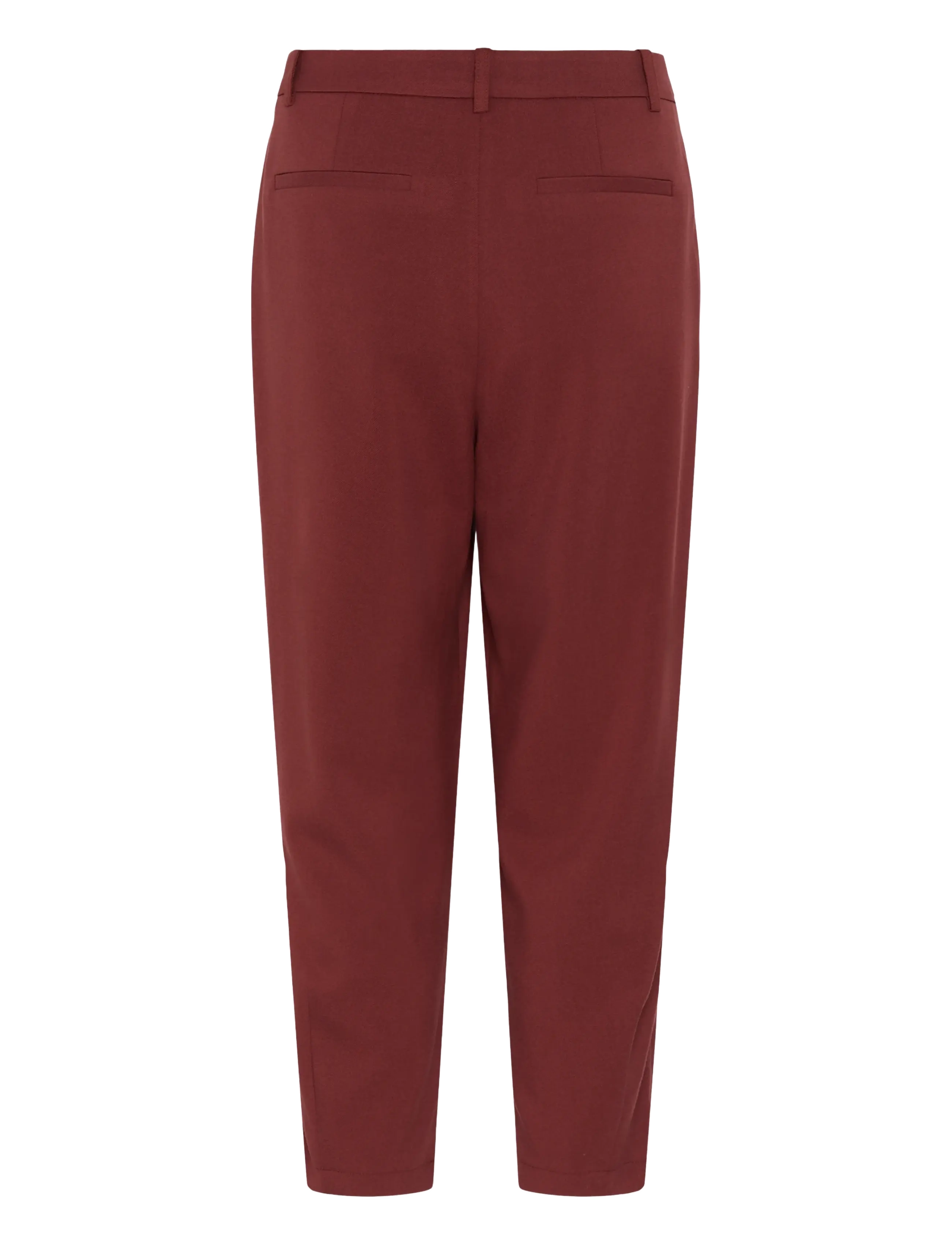 Kaffe - KAMERLE PANTS CROPPED - tailored trousers - port - 1