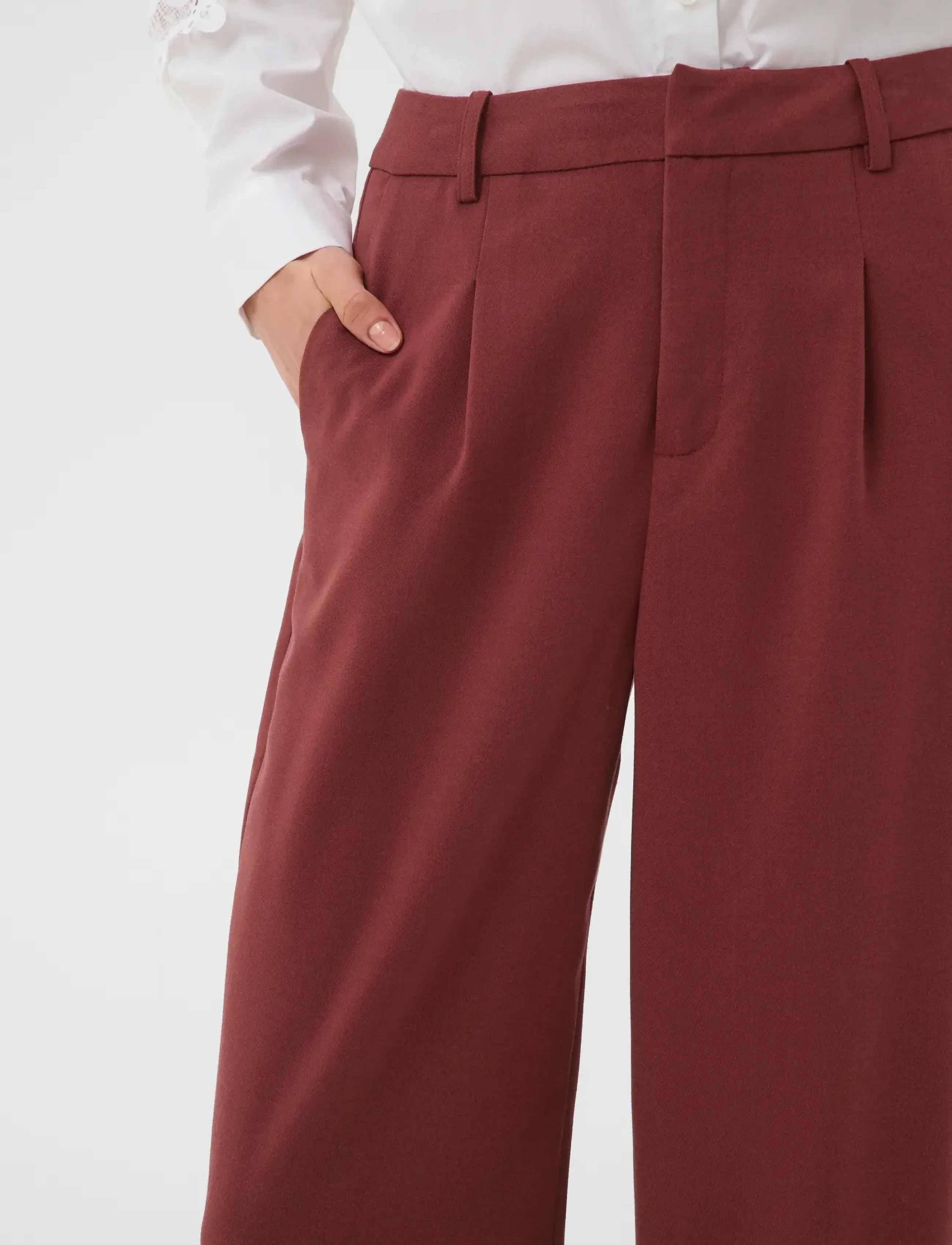 Kaffe - KAmerle Pants Cropped - peoriided outlet-hindadega - port - 5