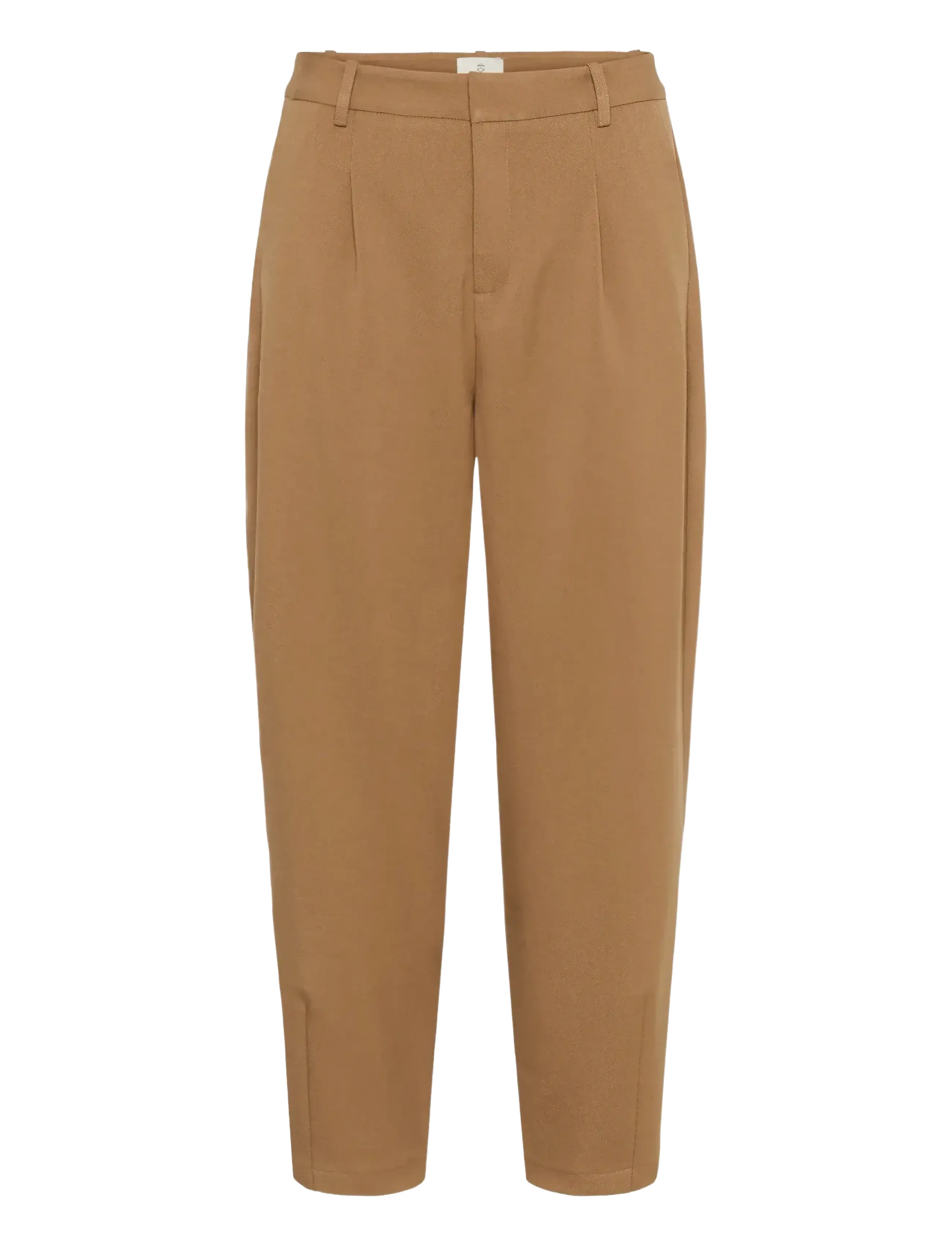Kaffe - KAMERLE PANTS CROPPED - kostymbyxor - toasted coconut - 1