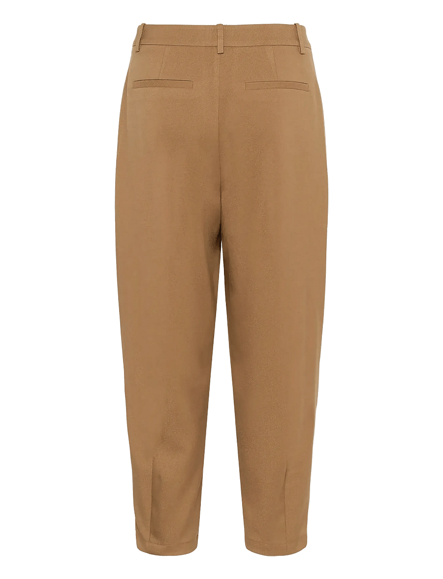 Kaffe - KAMERLE PANTS CROPPED - kostymbyxor - toasted coconut - 2