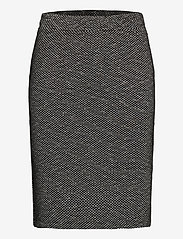 KAtippie Skirt - BLACK / CHALK MINI CHECK