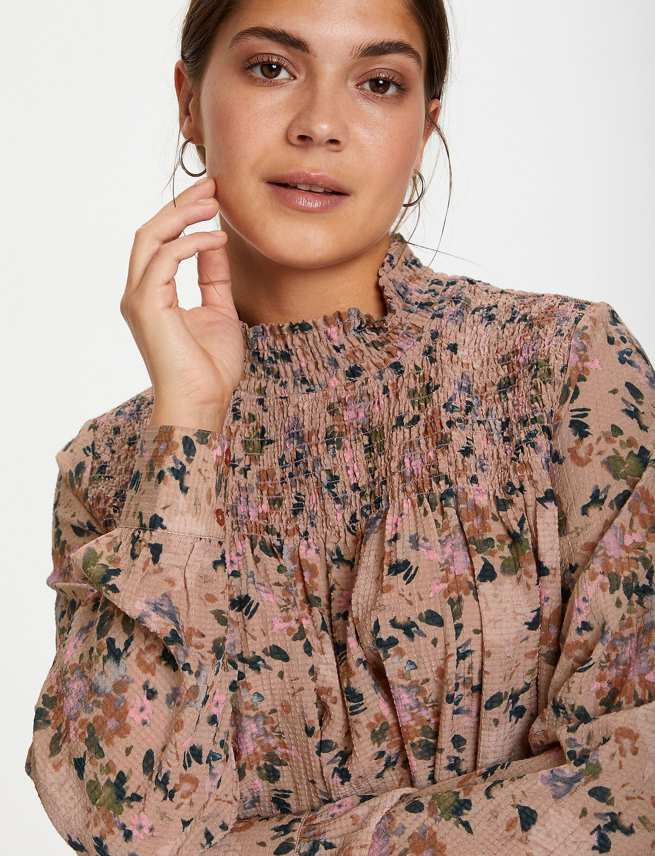 Kaffe - KAleala Tunic - nomad watercolor flower print - 5