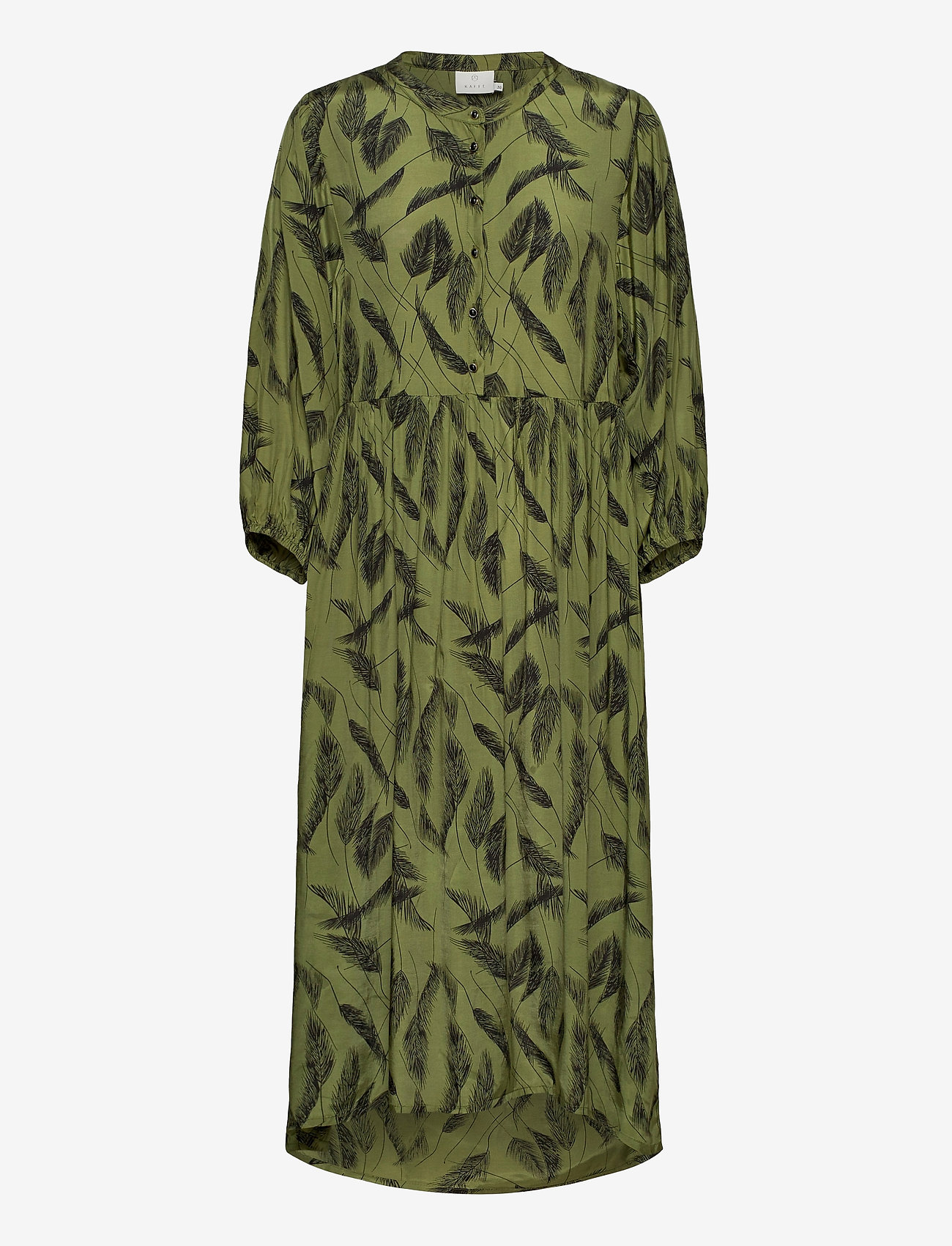 Kaffe - KAdarly Dress - capulet olive feather print - 0