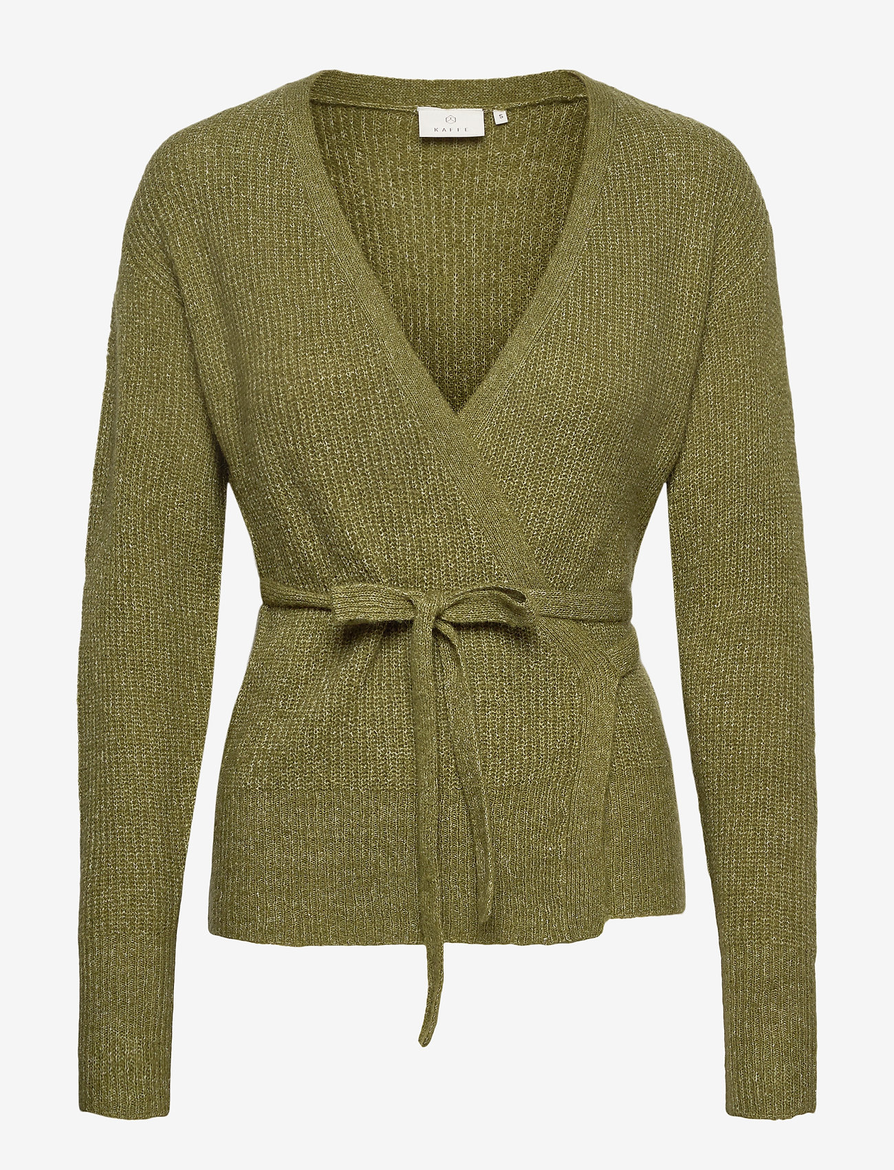 Kaffe - KAbarrie Wrap Cardigan - capulet olive melange - 0