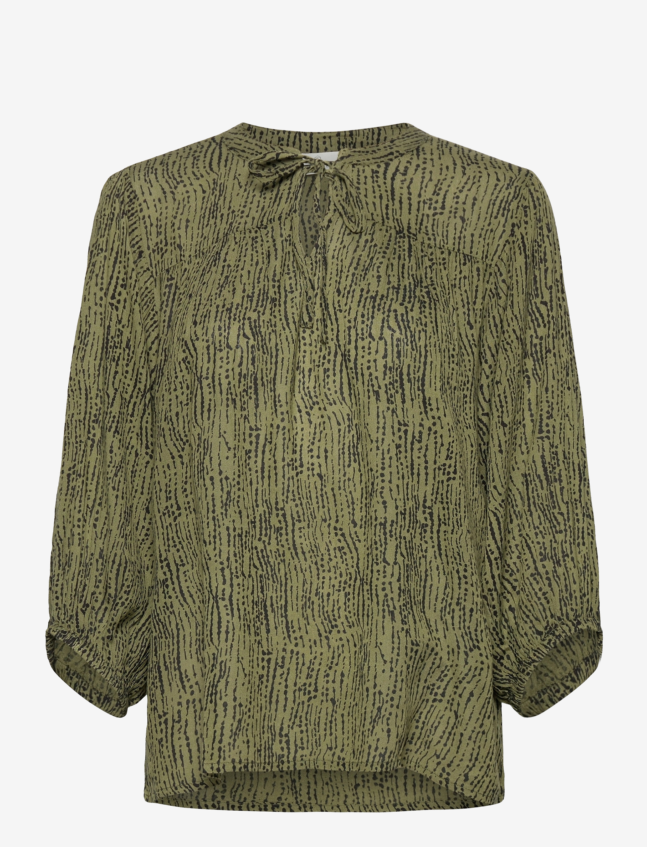 CAPULET OLIVE-BLACK STROKE/DOT
