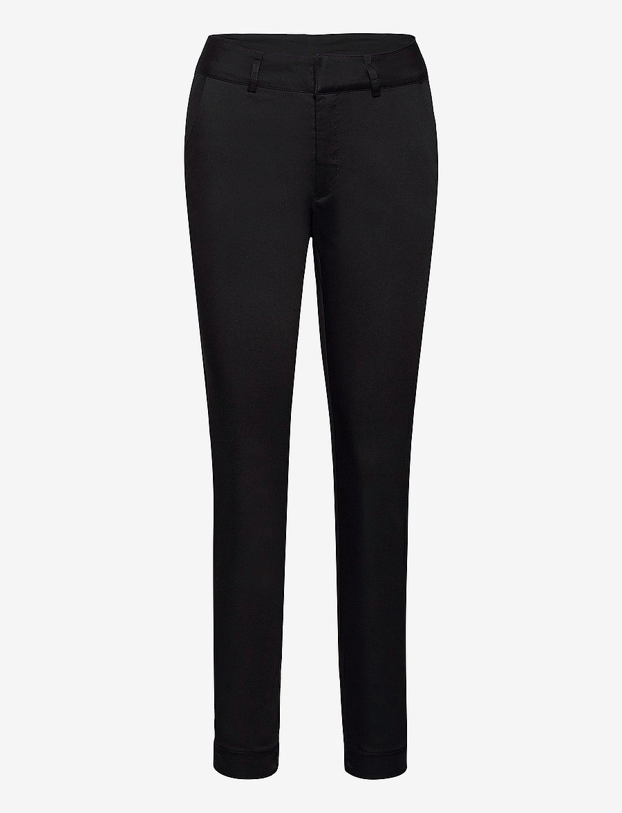Kaffe - KALEA CHINO PANT - slim-fit hosen - black deep - 1