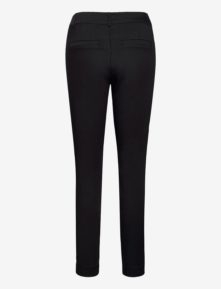 Kaffe - KALEA CHINO PANT - slim-fit hosen - black deep - 2