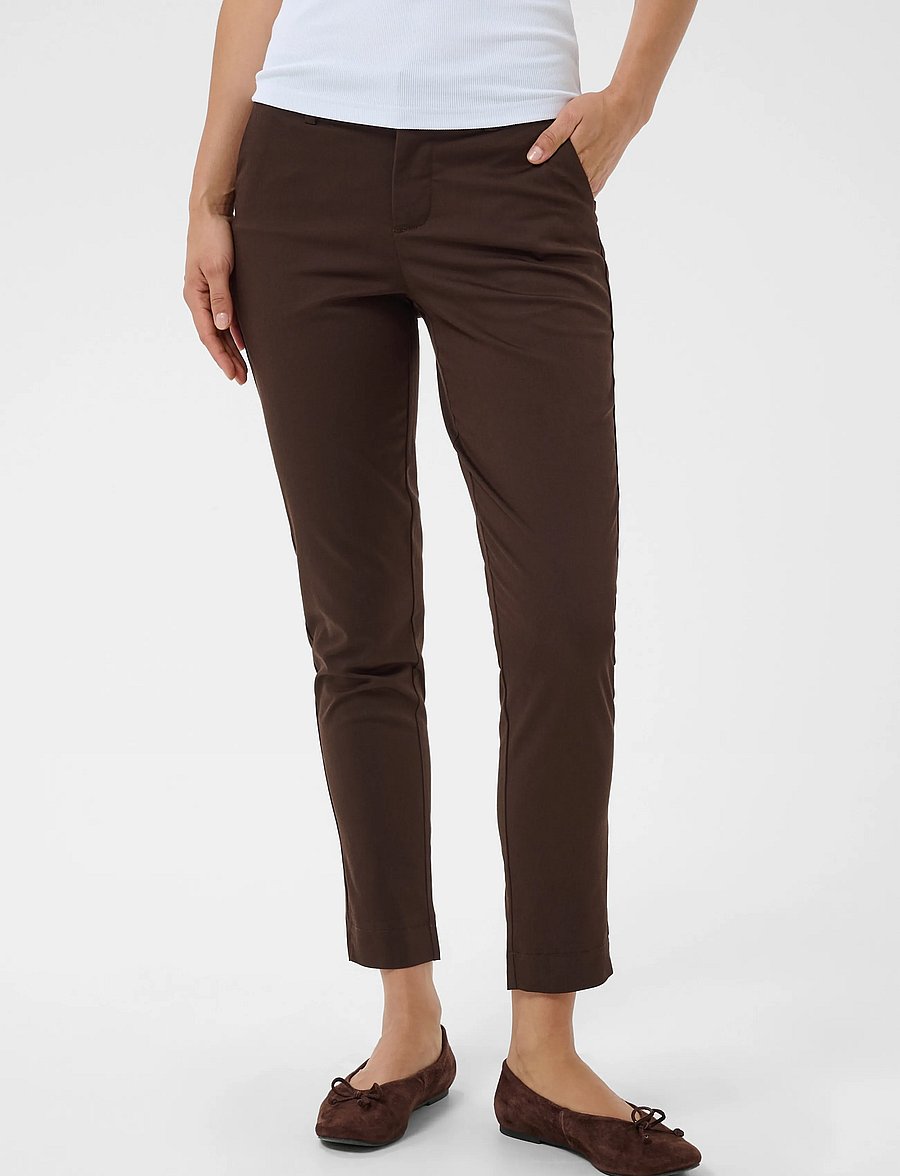 Kaffe - KAlea Chino Pant - slim fit-byxor - coffee bean - 2