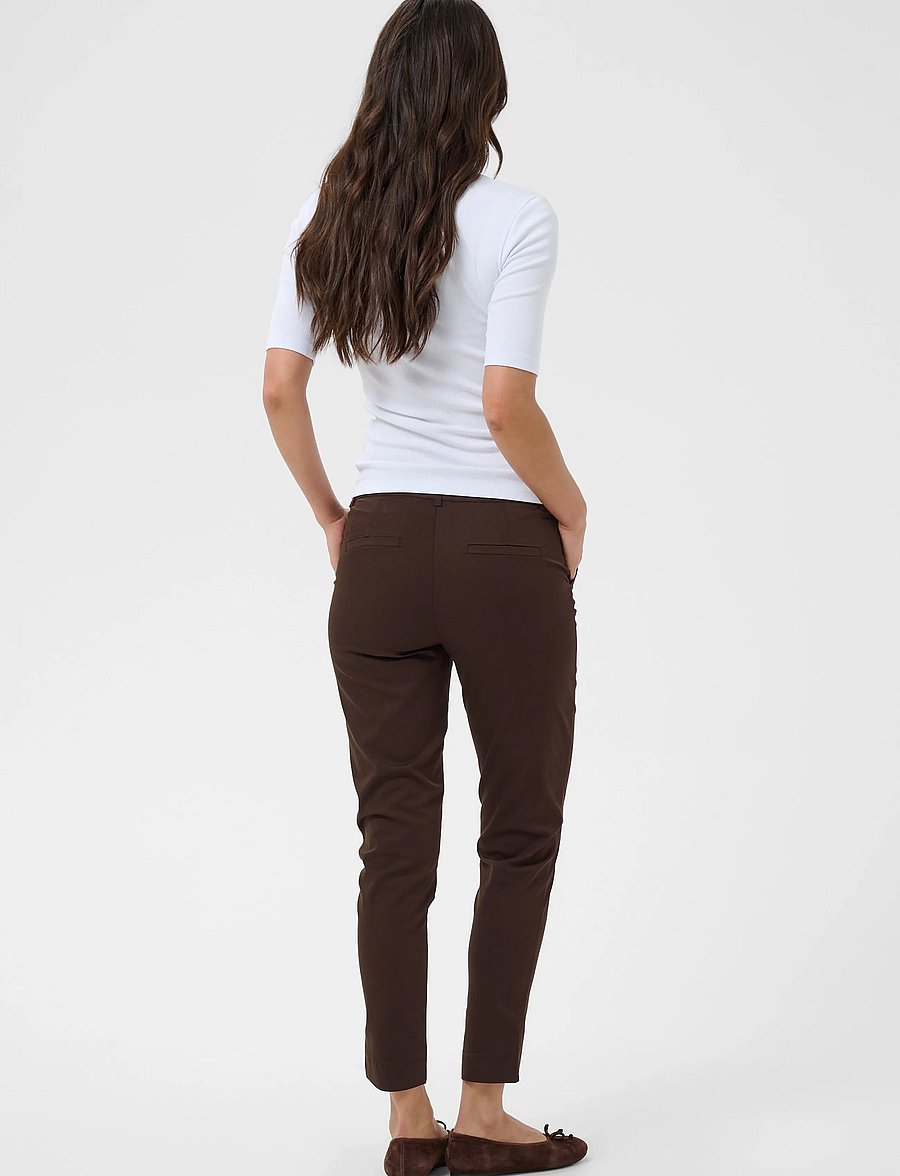 Kaffe - KAlea Chino Pant - slim fit-byxor - coffee bean - 4