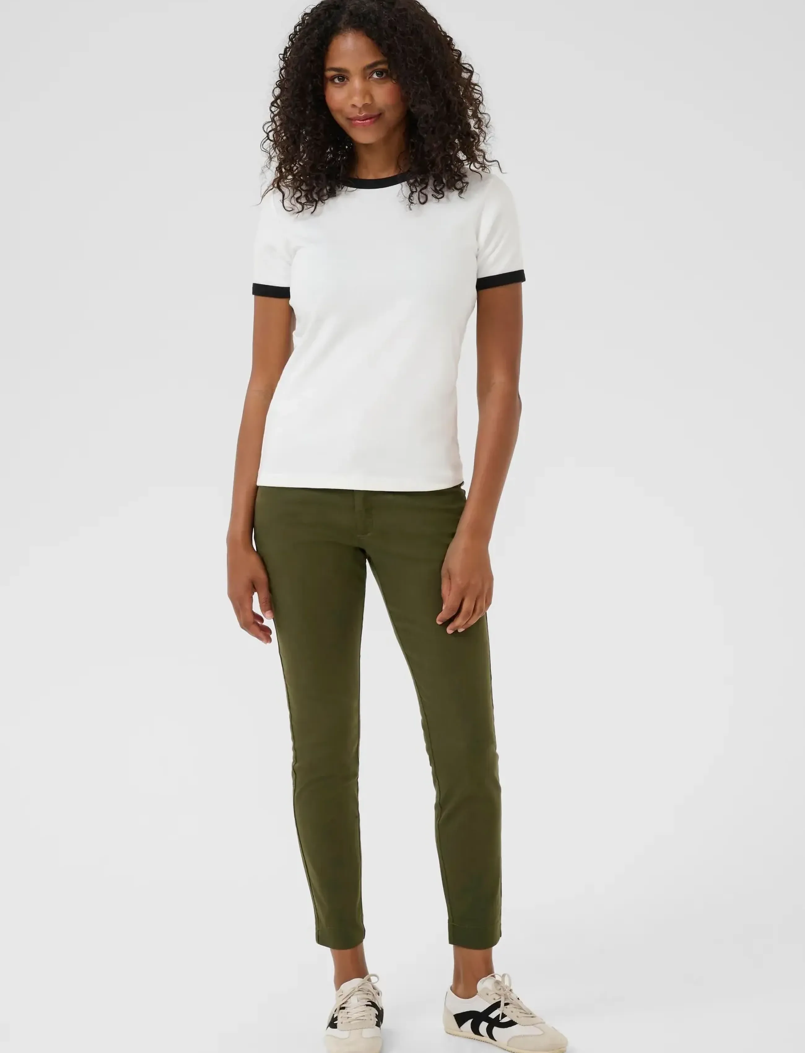 Kaffe - KAlea Chino Pant - höstfynd - grape leaf - 0