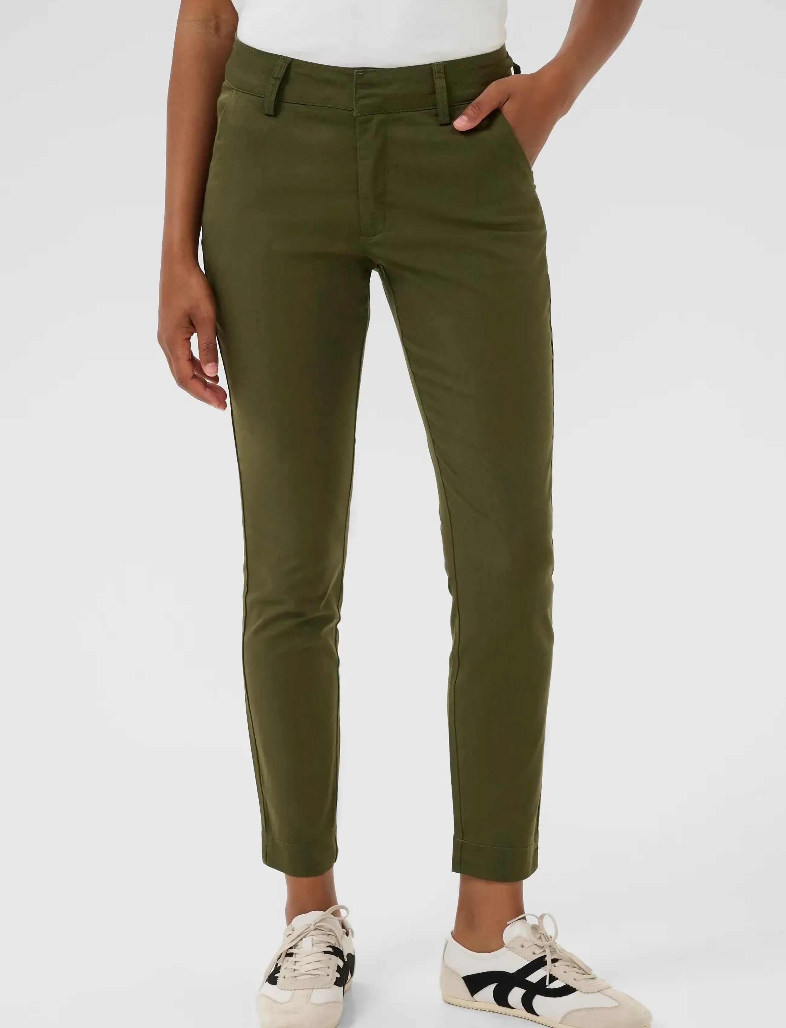 Kaffe - KAlea Chino Pant - höstfynd - grape leaf - 3