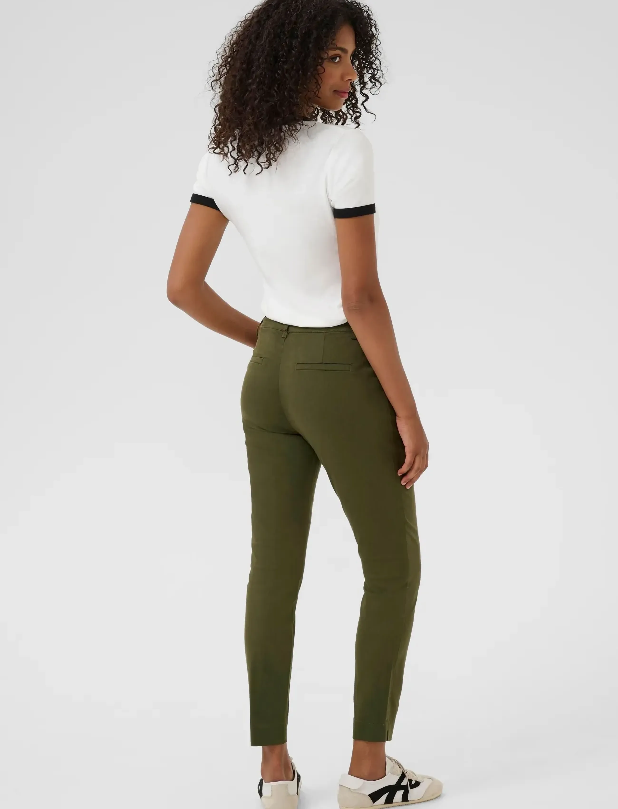 Kaffe - KAlea Chino Pant - höstfynd - grape leaf - 4