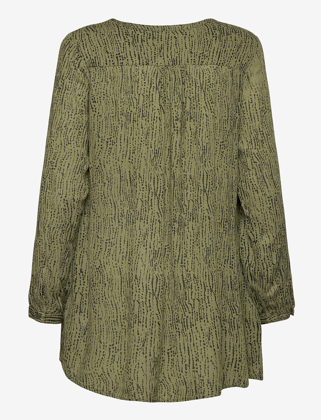 Kaffe - KAriala Amber Tunic - capulet olive-black stroke/dot - 1