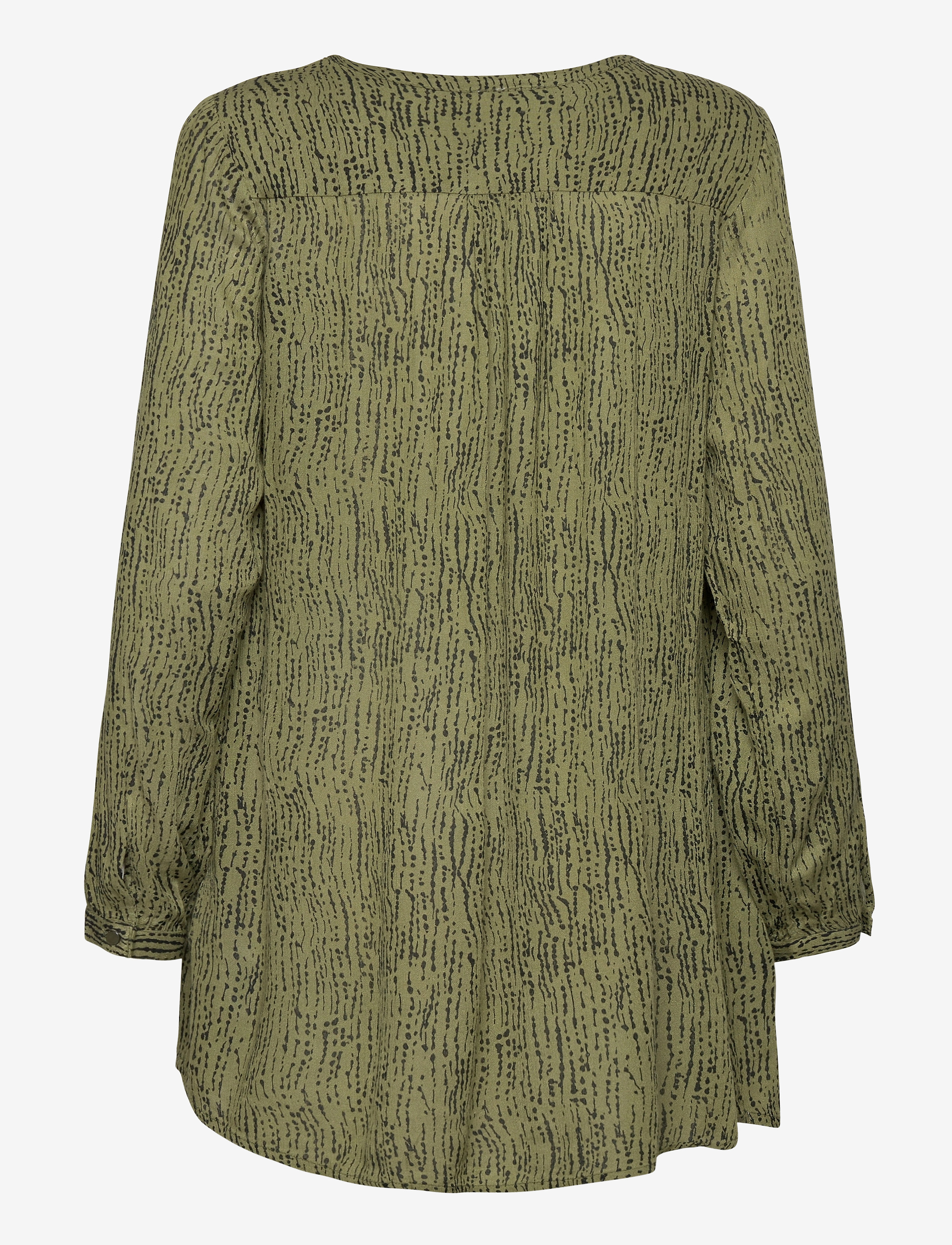Kaffe - KAriala Amber Tunic - capulet olive-black stroke/dot - 2