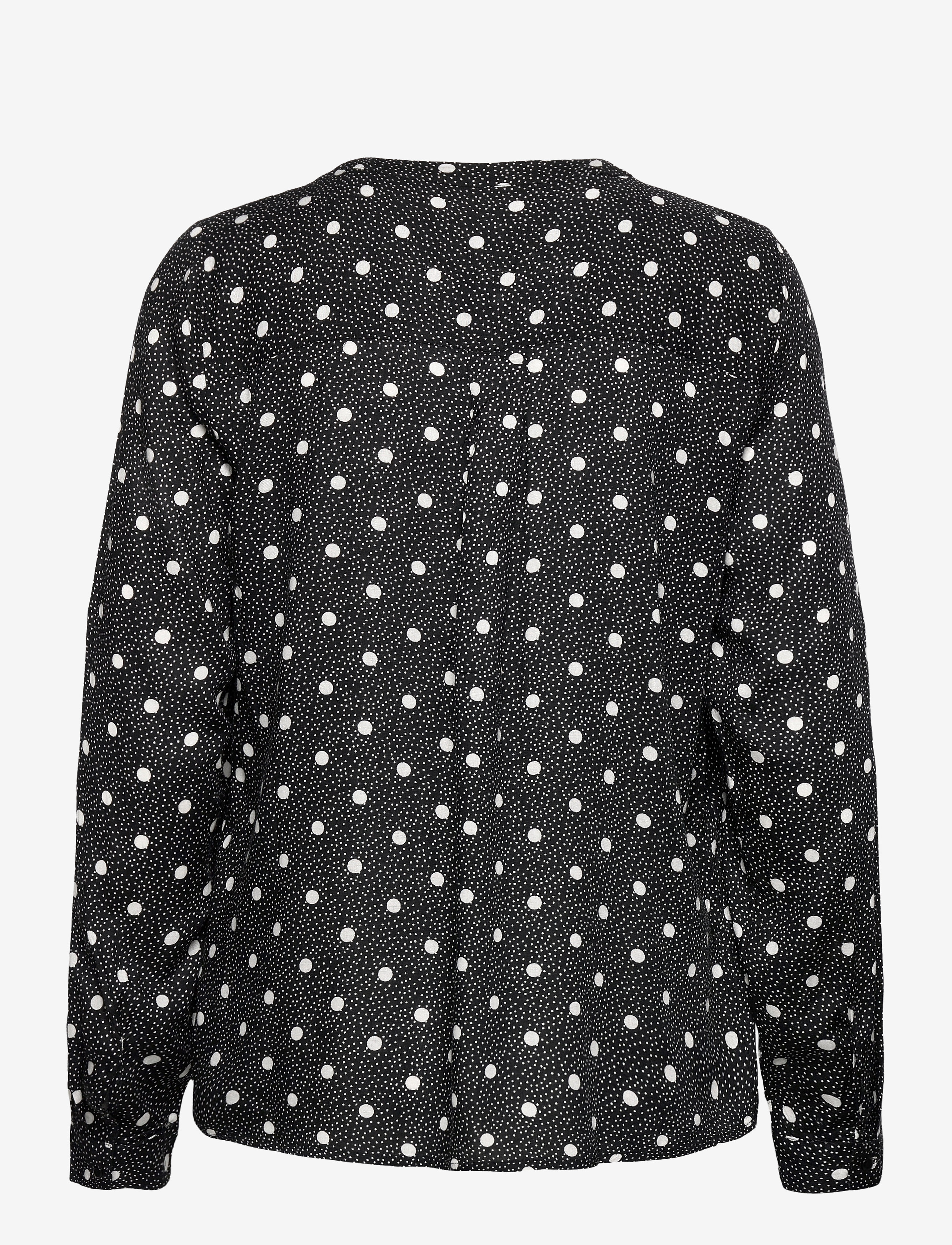 Kaffe - KAbetty Blouse - black/chalk - big/small dot - 2