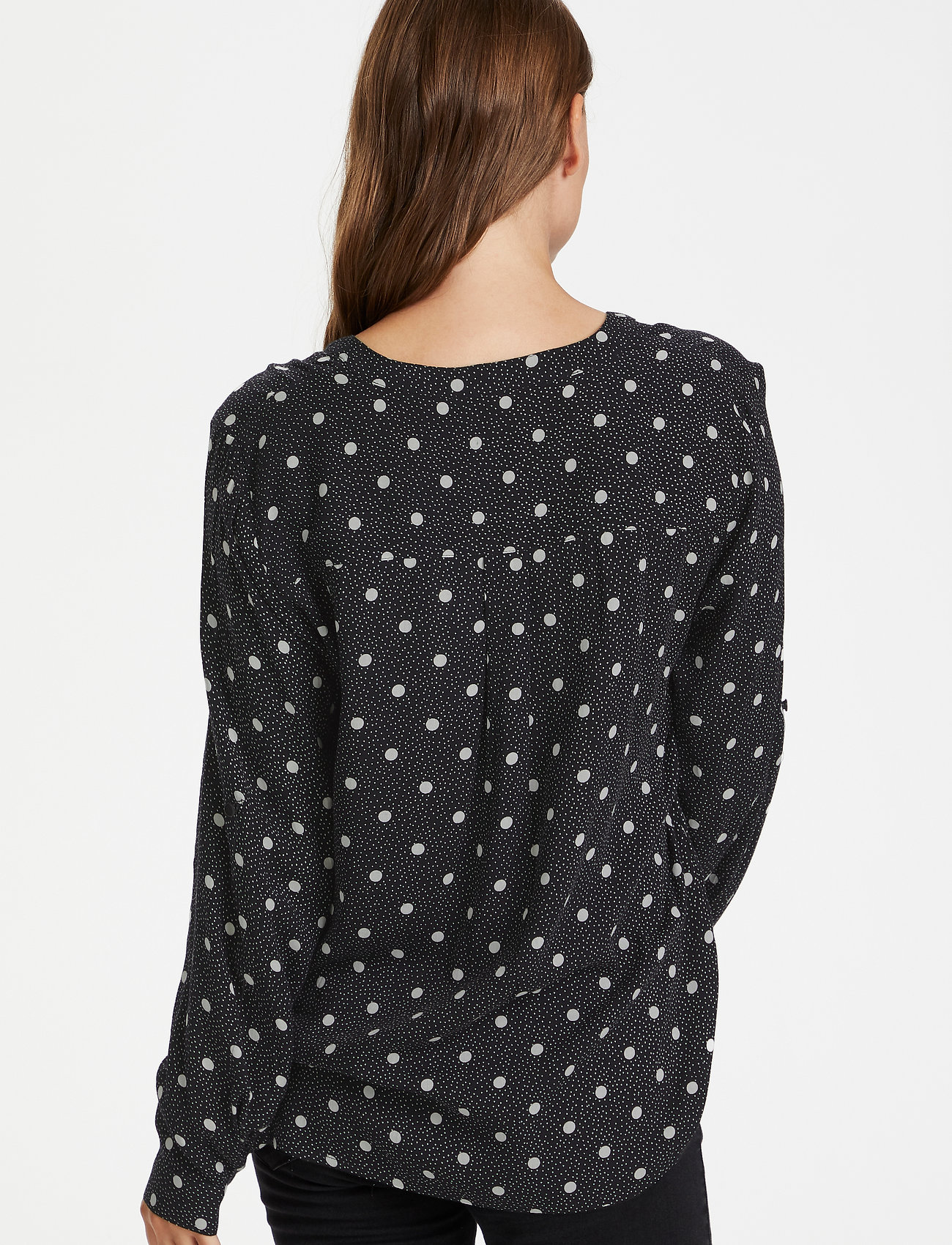 Kaffe - KAbetty Blouse - black/chalk - big/small dot - 4