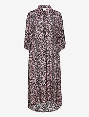 KAgardana Dress - CANDY PINK / GRAPE LEAF FLOWER