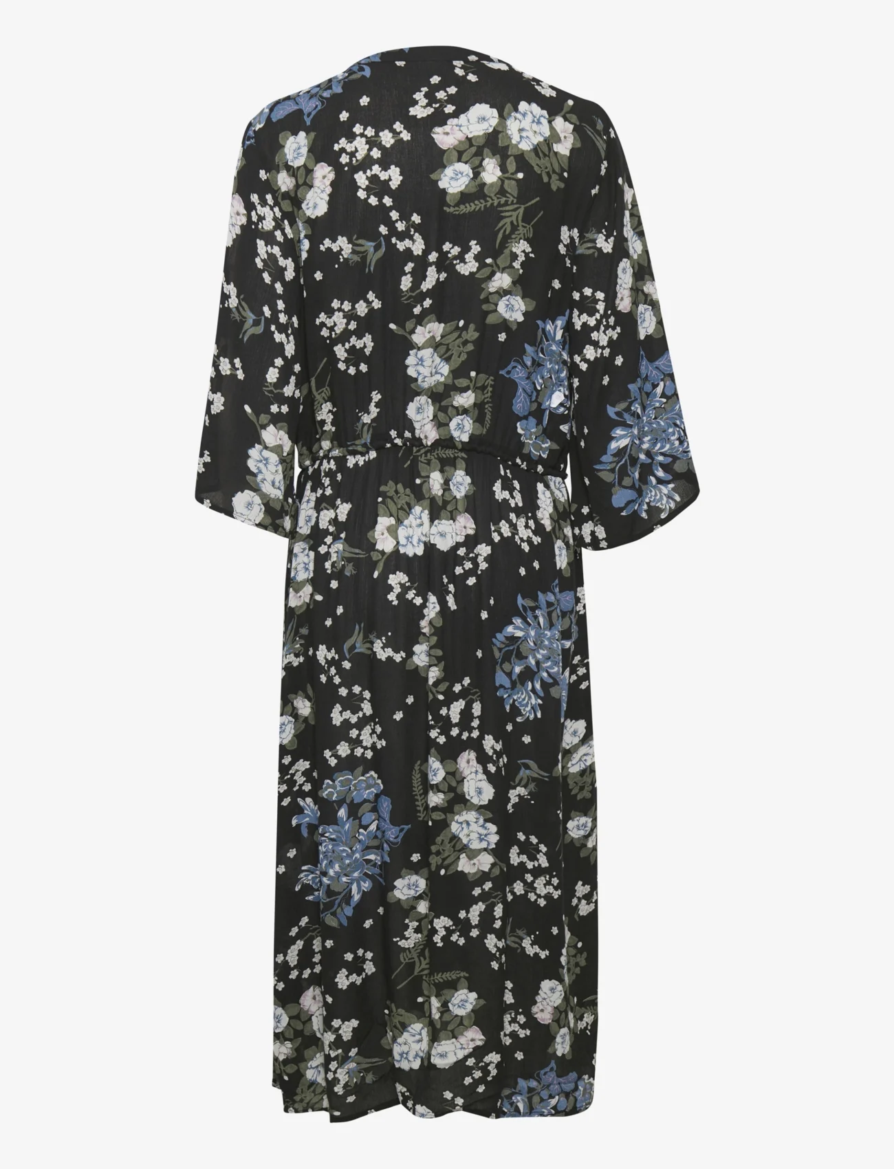 Kaffe - KAekua Amber Dress - vasaras kleitas - black multi color flower print - 1