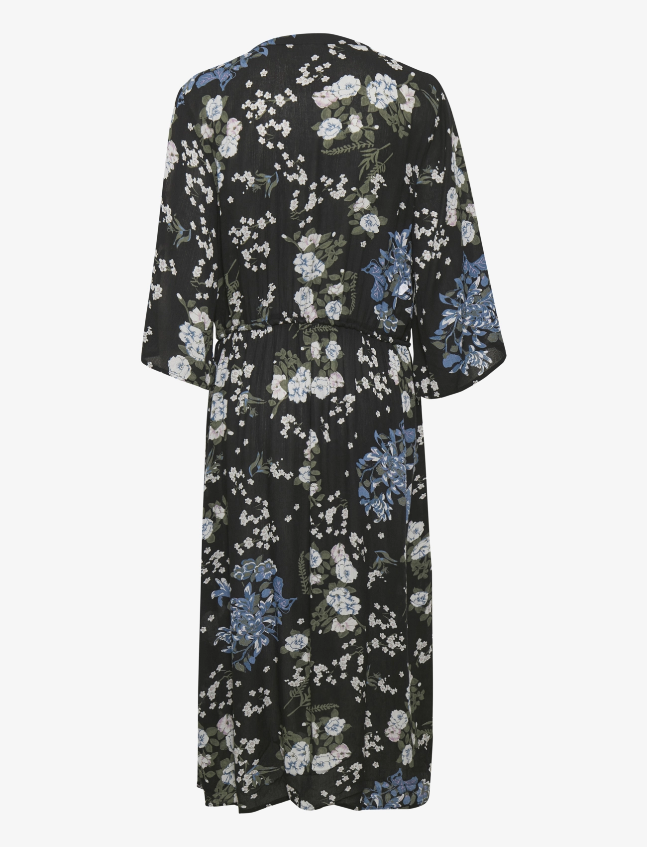 Kaffe - KAekua Amber Dress - midikleidid - black multi color flower print - 2