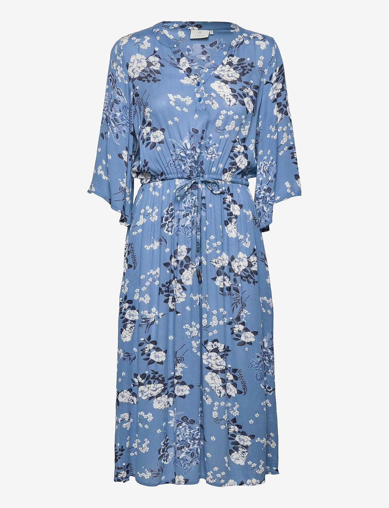 Kaffe - KAekua Amber Dress - vasarinės suknelės - blue tone flower print - 0