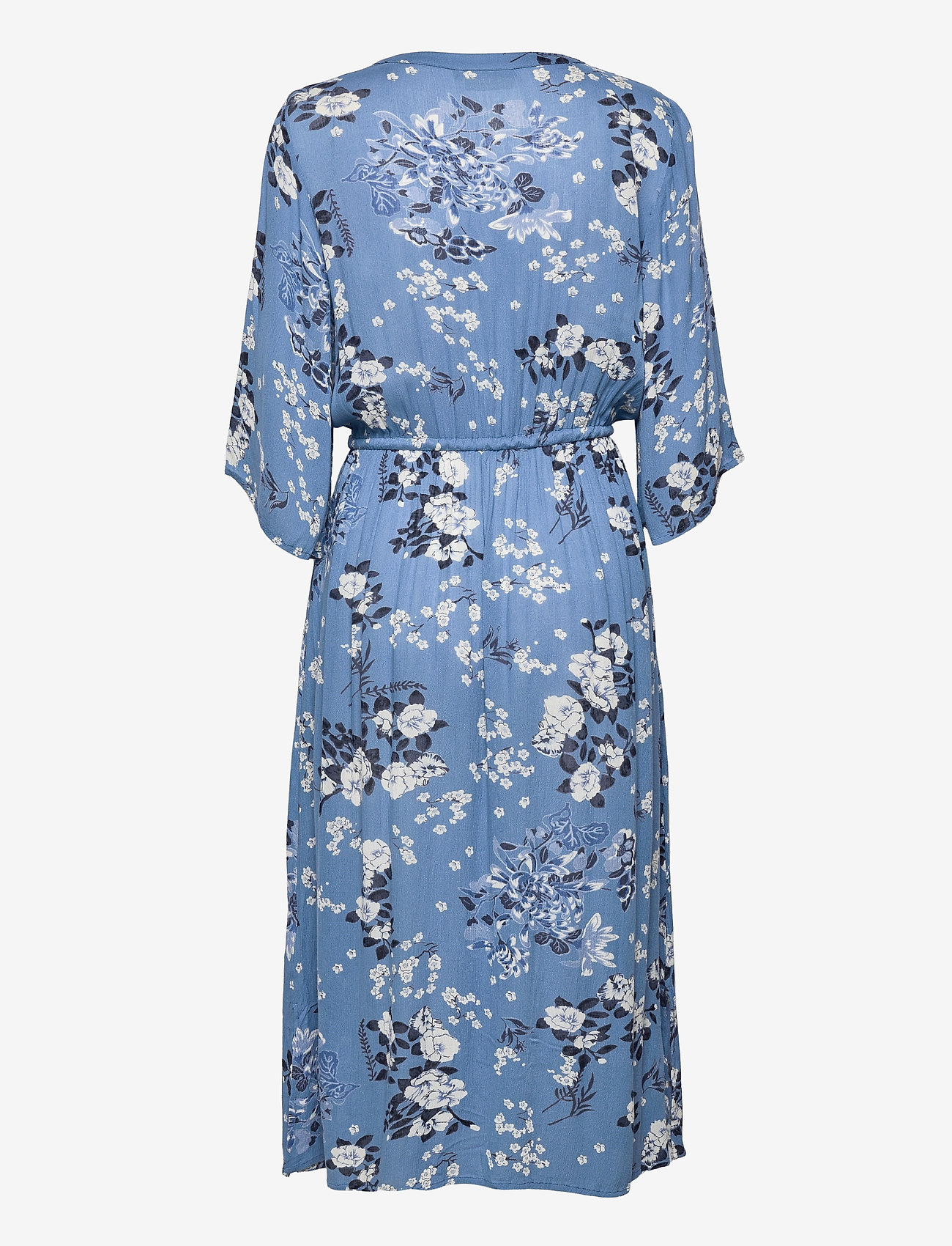 Kaffe - KAekua Amber Dress - vasarinės suknelės - blue tone flower print - 1