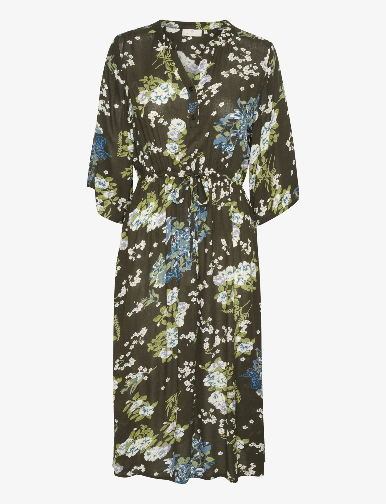GREEN TONE FLOWER PRINT