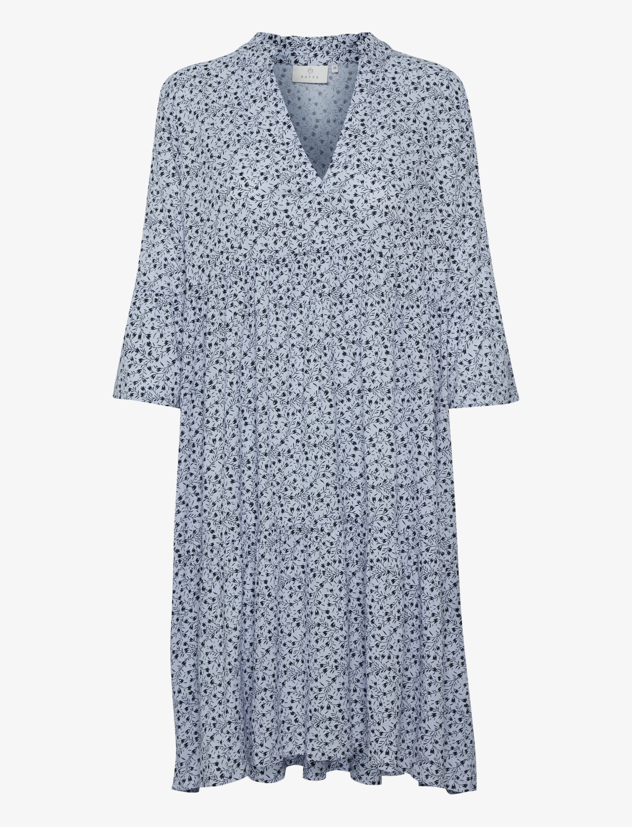 Kaffe KAberna Amber Dress - Tøj - CHAMBRAY BLUE PETITEFLEUR / blue